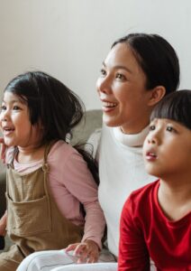 reducing screen time for children. Child developing play skills during reduced screen time